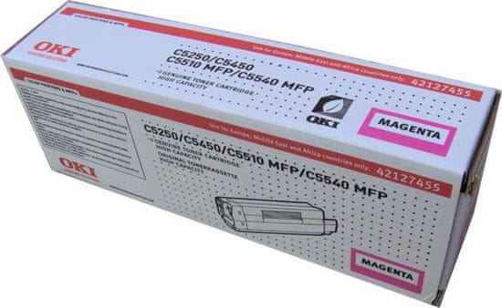 OKI Toner 42127455 za C5x50/5500MFP (5 000 strani), vijolične barve - zadnji kos!!!