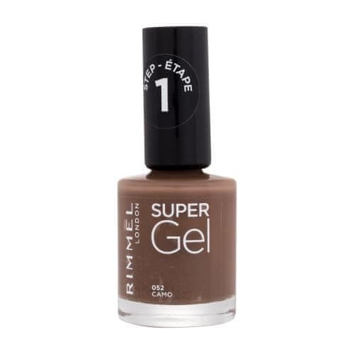 Rimmel Super Gel STEP1 gel lak za nohte 12 ml Odtenek 052 camo