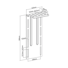 NanoRS VESA adapter z nosilcem za kamero RS463