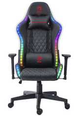 Marvo CH-35BK gaming stol, RGB