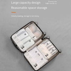 Dollcini Digitalna potovalna torba Nova prenosna potovalna torba za mokro in suho separacijo