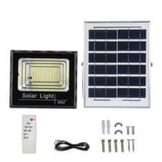 Dollcini Solarne luči in stebri 247 LED visoke svetlosti 150 W Vodotesna zunanja sončna luč za Garden Yard Street