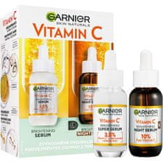 Garnier Darilni set dnevnega in nočnega seruma Vitamin C 2 x 30 ml