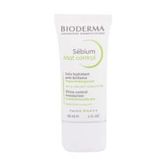 Bioderma Sébium Mat Control Moisturiser vlažilno negovalno mleko za kožo 30 ml za ženske