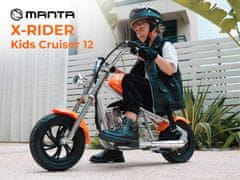 Manta X-Rider Kids Cruiser 12 otroški električni motor, 160 W, 16 km/h, Bluetooth