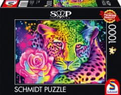 Schmidt Puzzle Neon: Leopard 1000 kosov