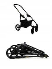 Babylux  AIR Sage | 2v1 Kombinirani Voziček kompleti | Otroški voziček + Carrycot