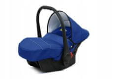 Babylux TraiLux DUO SAPPHIRE | 3v1 Kombinirani Voziček kompleti | Otroški voziček + Carrycot + Avtosedežem