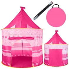 MG Princess Tent otroški šotor 105 x 135 cm, roza