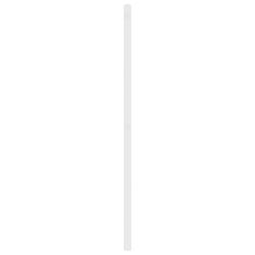 Vidaxl Kovinsko vzglavje belo 120 cm
