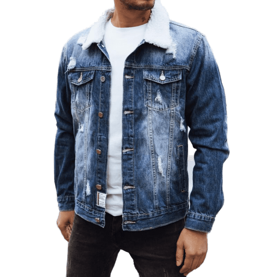 Dstreet Moška jeans jakna LEVI modra tx4580