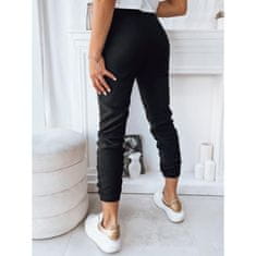 Dstreet Ženske športne hlače ETERNAL črne uy1765 XL