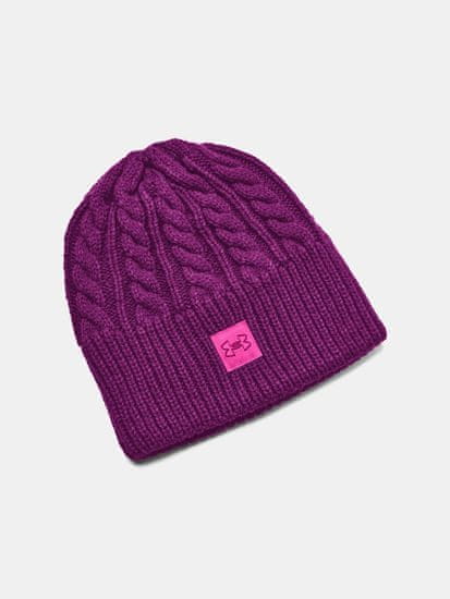 Under Armour Kapa Halftime Cable Knit Beanie-PPL