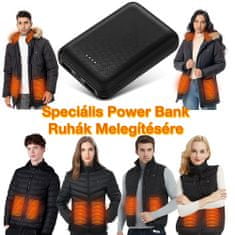Dollcini Power Bank, posebej za grelna oblačila power bank, zunanja baterija, 2 x USB, 1 x Type C, 10.000 mAh