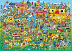 Heye Puzzle Pens are my Friends: Doodle Village 1000 kosov