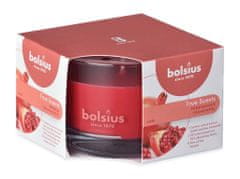 Bolsius Aromatic 2.0 Dišeča sveča v steklu, 90x63mm, Granatno jabolko