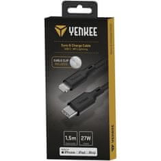 Yenkee Kabel USB Yenkee YCU 635 BK SILIC MFi - USB C /1,5m