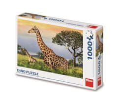 Dino Žirafja družina Puzzle 1000 kosov