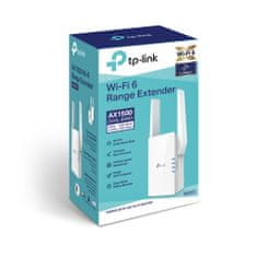 slomart tp-link re505x | wifi signal booster | ax1500, dvopasovni, 1x rj45 1000mb/s