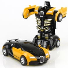 VivoVita Car Transformer igrača (rumena)