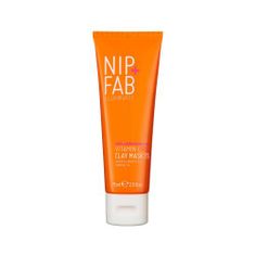NIP + FAB Illuminate Vitamin C Fix Clay Mask 3% maska za čiščenje in posvetlitev obraza 75 ml za ženske
