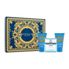 Versace Man Eau Fraiche SET1 Set toaletna voda 50 ml + gel za prhanje 50 ml + balzam po britju 50 ml za moške