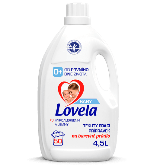 Lovela Otroški tekoči detergent za barvna oblačila 4,5 l / 50 pralnih odmerkov