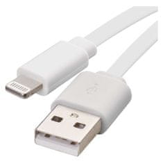 Emos Kabel USB-A / i16P - Lightning Mfi, polnjenje, podatki, 1 m, bela