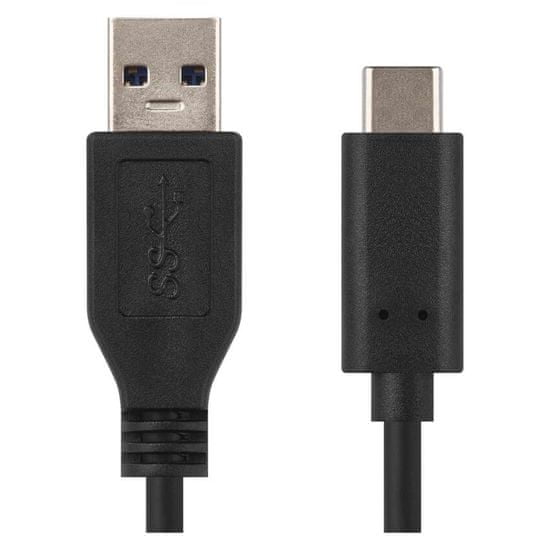 Emos Kabel USB-A 3.0 / USB-C, 3.1, hitro polnjenje Quick Charge, podatki, 1 m, črna