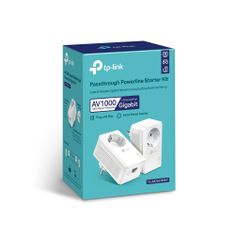 slomart komplet tp-link tl-pa7017p | komplet omrežnega oddajnika av1000 | powerline homeplug av2, 1x rj45 1000mb/s