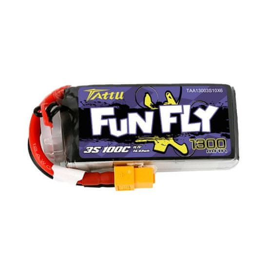 Tattu Baterija Tattu Funfly 1300mAh 11,1V 100C 3S1P