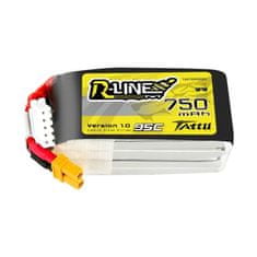 Tattu Baterija Tattu R-Line 750mAh 14,8V 95C 4S1P JST-XHR