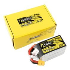 slomart akumulator tattu r-line 3.0 1550mah 22.2v 120c 6s1p xt60