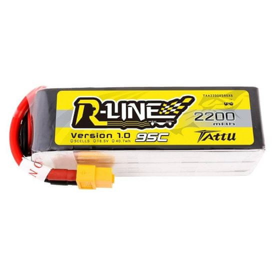 Tattu Baterija Tattu R-Line 2200mAh 18,5V 95C 5S1P XT60