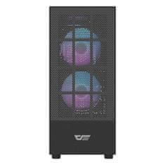 NEW Računalniško ohišje Darkflash A290 + 3 ventilatorji (črno)