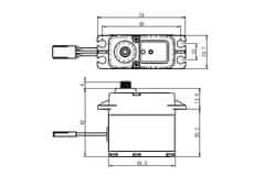 slomart sw-1210sg+ hivolt digitalni servo vodoodporen