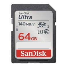 SanDisk Memory card SANDISK ULTRA SDXC 64GB 140MB/s UHS-I Class 10 (SDSDUNB-064G-GN6IN)
