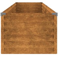 Vidaxl Vrtna visoka greda 194x50x36 cm corten jeklo