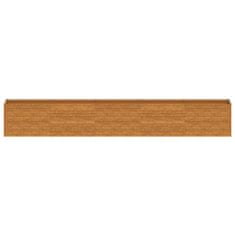 Vidaxl Vrtna visoka greda 482x50x69 cm corten jeklo