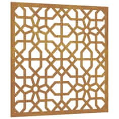 Vidaxl Vrtna stenska dekoracija 55x55 cm corten jeklo mavra