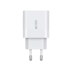 Tech-protect C20W polnilnik 2x USB-C 20W + kabel USB-C, bela