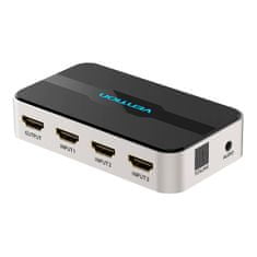 slomart stikalo 3 vhodi 1 izhod hdmi vention afjh0 z ločitvijo zvoka (sivo)