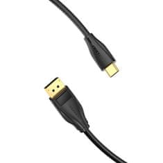 NEW Kabel USB-C na DisplayPort 1.4 Vention CGYBH, 2 m, 8K 60Hz/4K 120Hz (črn)