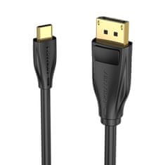 NEW Kabel USB-C na DisplayPort 1.4 Vention CGYBH, 2 m, 8K 60Hz/4K 120Hz (črn)
