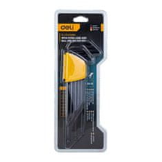 Deli Tools Deli tools komplet ključev z dolgimi imbusi edl232309h, 1,5-10 mm, 9 kosov