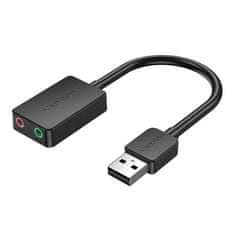 Vention zunanja zvočna kartica usb 2.0 vention cdyb0 2-port 0.15m