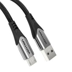 Vention kabel usb 2.0 a do micro-b 3a 3m vention coahi szary