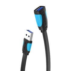 Vention vention usb3.0 flat extender vas-a13-b300 3m black