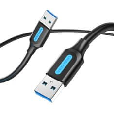 Vention Kabel usb 3.0 vention conbi 3m czarny pvc