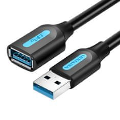 Vention Podaljševalni kabel USB 3.0 moški do ženski Vention CBHBG 1,5 m črn